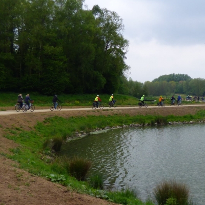 Parc du Paradis - disposition pour les vélos.